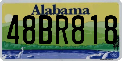 AL license plate 48BR818