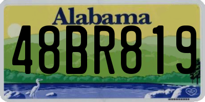 AL license plate 48BR819