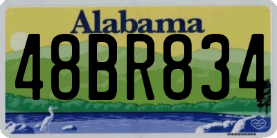AL license plate 48BR834
