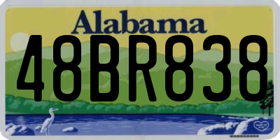 AL license plate 48BR838