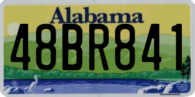 AL license plate 48BR841