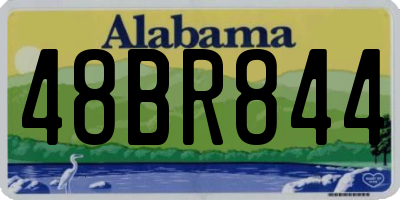 AL license plate 48BR844