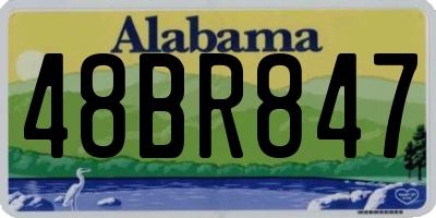 AL license plate 48BR847