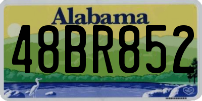 AL license plate 48BR852