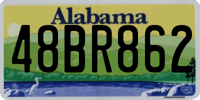 AL license plate 48BR862