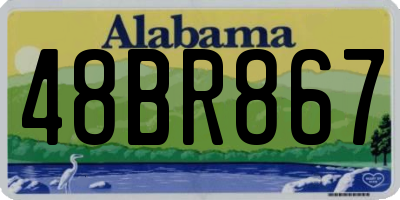 AL license plate 48BR867