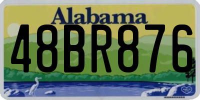 AL license plate 48BR876