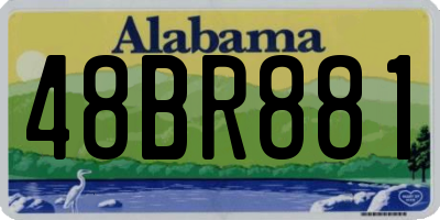 AL license plate 48BR881