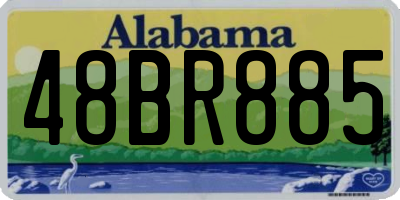 AL license plate 48BR885