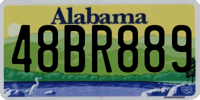AL license plate 48BR889