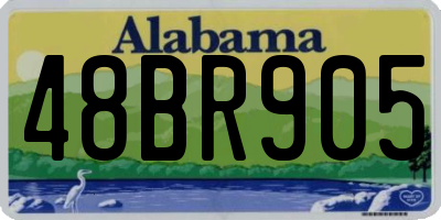 AL license plate 48BR905