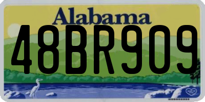 AL license plate 48BR909