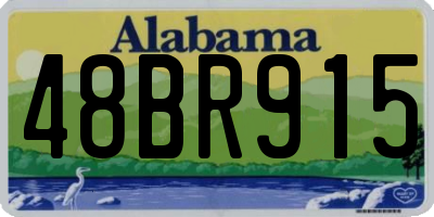 AL license plate 48BR915