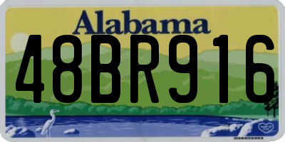 AL license plate 48BR916