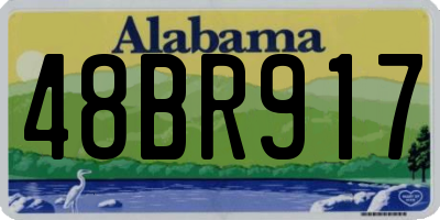 AL license plate 48BR917