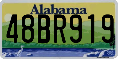 AL license plate 48BR919