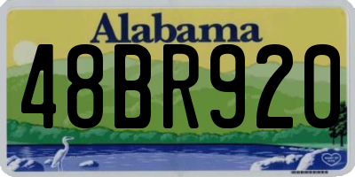 AL license plate 48BR920