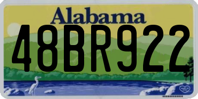 AL license plate 48BR922