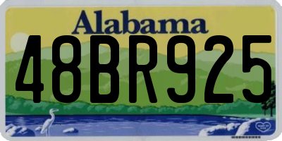 AL license plate 48BR925