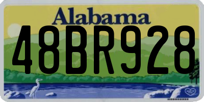 AL license plate 48BR928