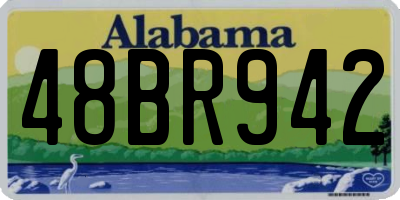 AL license plate 48BR942