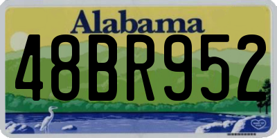 AL license plate 48BR952