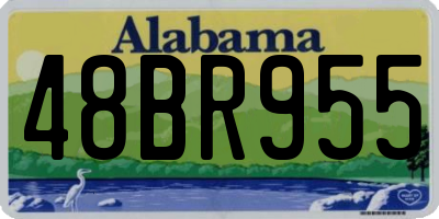 AL license plate 48BR955