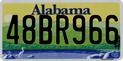 AL license plate 48BR966