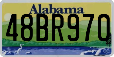 AL license plate 48BR970