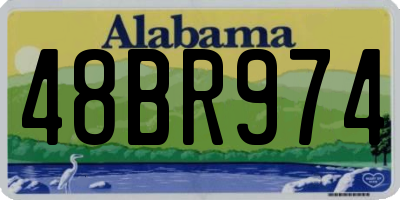 AL license plate 48BR974