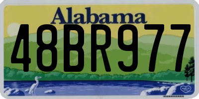 AL license plate 48BR977