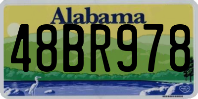 AL license plate 48BR978