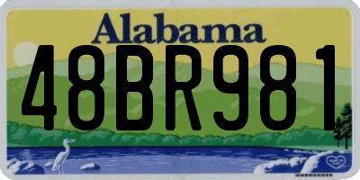 AL license plate 48BR981