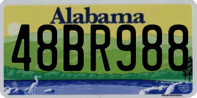 AL license plate 48BR988