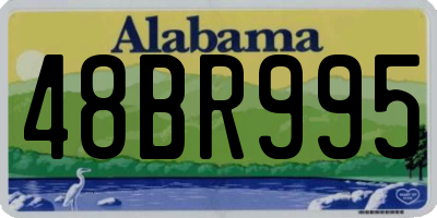 AL license plate 48BR995