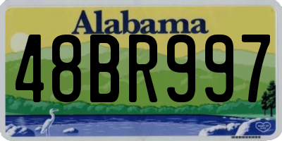 AL license plate 48BR997