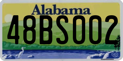 AL license plate 48BS002