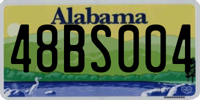 AL license plate 48BS004