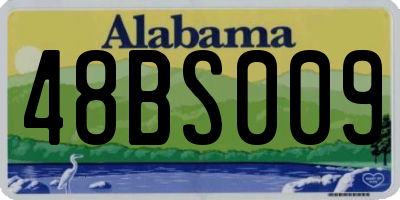 AL license plate 48BS009