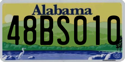 AL license plate 48BS010