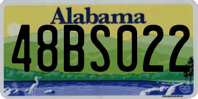 AL license plate 48BS022