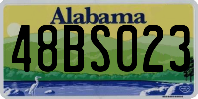 AL license plate 48BS023