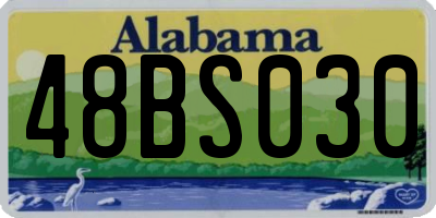 AL license plate 48BS030