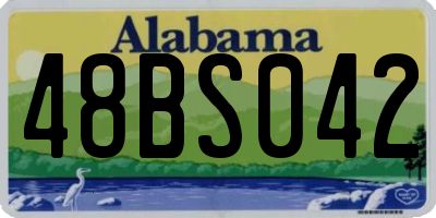 AL license plate 48BS042