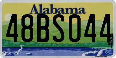 AL license plate 48BS044
