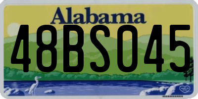 AL license plate 48BS045
