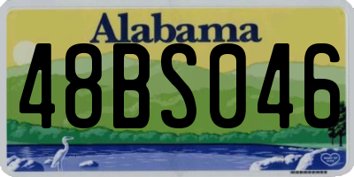 AL license plate 48BS046