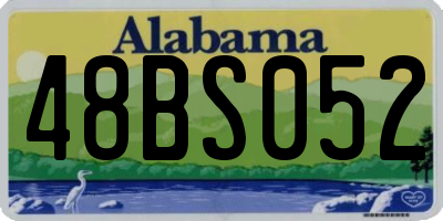 AL license plate 48BS052