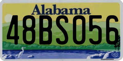 AL license plate 48BS056