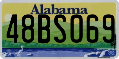 AL license plate 48BS069